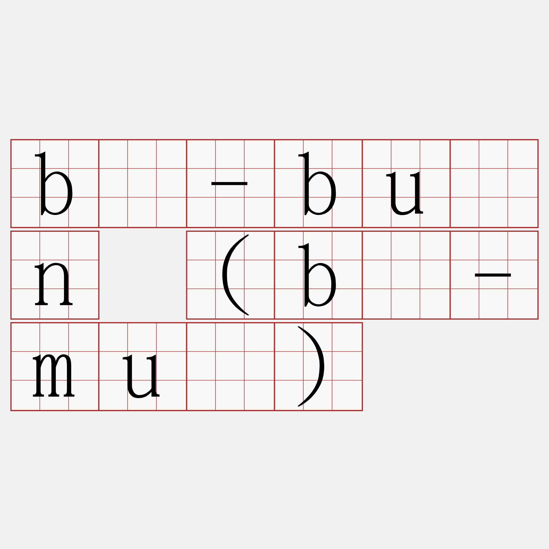 bí-buán (bí-muá)